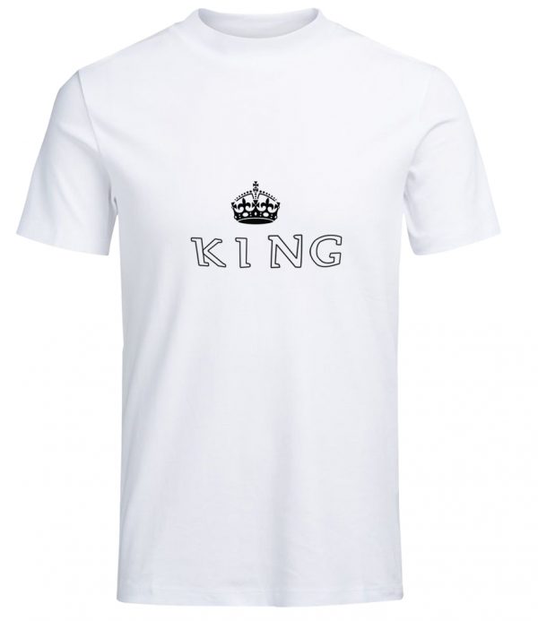 WHITE TEE SHIRT KING casualteeshirts